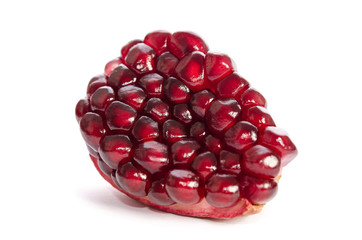 Piece of ripe pomegranate