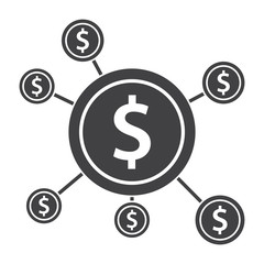 Crowdfunding concept, funding project by raising monetary contributions from crowd of people