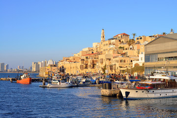 Old town and port of Jaffa of Tel Aviv city, Israel