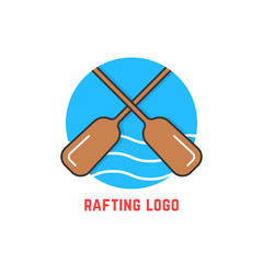 round blue rafting logo