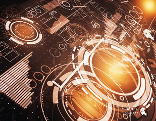Fototapeta premium Technology, innovation and network concept