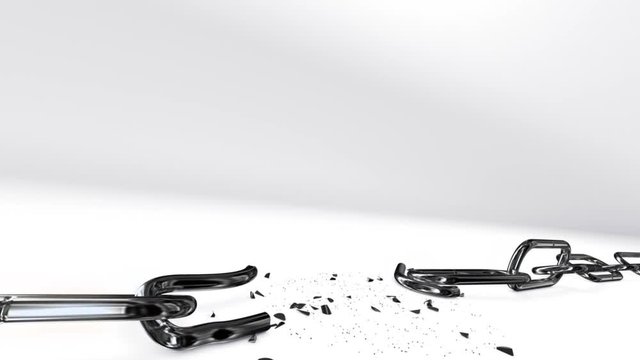 Broken Metal Chain