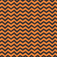 Orange and Black Chevron Halloween Graphic Pattern Background
