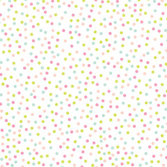 Pastel Rainbow Polka Dot Abstract Watercolor Background Texture 