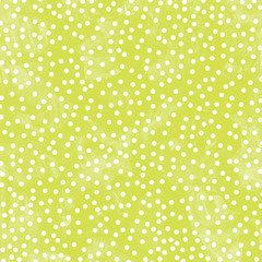 Yellow with White Polka Dot Abstract Watercolor Background Texture 