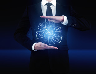 Email network concept