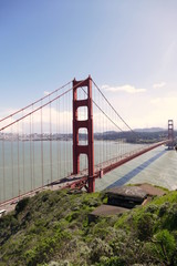 Naklejka na ściany i meble Golden Gate Brücke