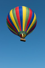 Heißluftballon in der Luft, Frankreich