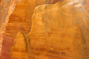 Roussillon Ockerfelsen, Provence, Frankreich