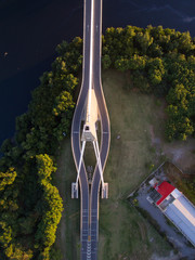 Imagem a&eacute;rea ponte do saber, rio de janeiro