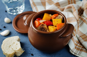 Pumpkin beef stew