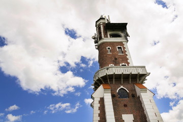 Transmitters and aerials on Schillers Lookout near Kryry, Czech Republic