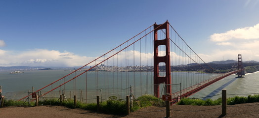 Panorama: Golden Gate Bridge, San Francisco