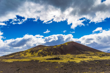 Berserkjahraun lava field in Snaefellsnes peninsula, Iceland