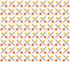 Vector pattern -colorful seamless geometric background