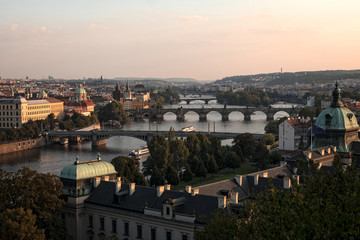 Fototapeta na wymiar Vistas de Praga