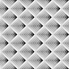 Seamles Gradient Rhombus Grid Pattern. Abstract Geometric Background Design