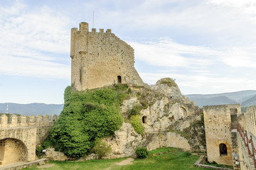 Obraz premium interior of the castle of the city of Frias in the province of Burgos, Spain.