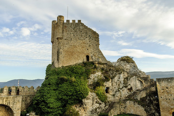 interior of the castle of the city of Frias in the province of Burgos, Spain.