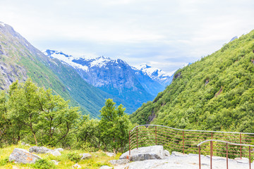 Fototapeta na wymiar Mountains summer landscape in Norway.
