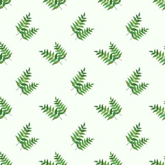 Seamless background image colorful watercolor texture vegetable food ingredient curry leaf