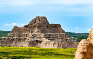 Bad Lands North Dakota Rock Formation