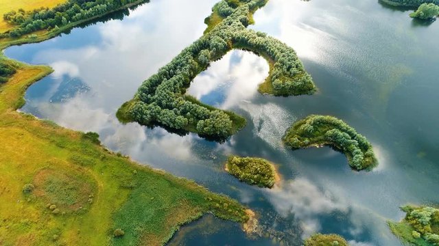 Lake Aerial View, Nature Reserve