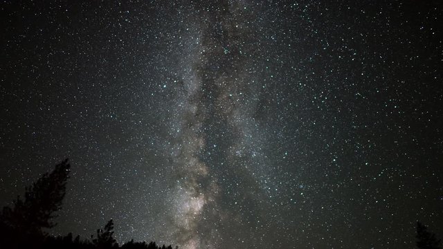 Yosemite Milky Way Time Lapse 16 Alpine Forest