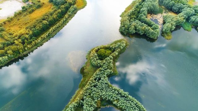 Lake Aerial View, Nature Reserve