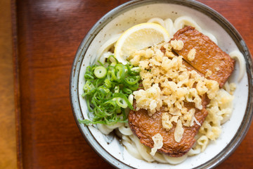 Ramen noodles in a bowl