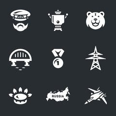 Vector Set of Russia Icons.