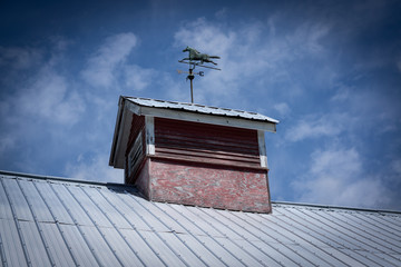 Barn cupola and weather vane