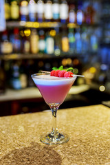 Alcohol drink in a glass