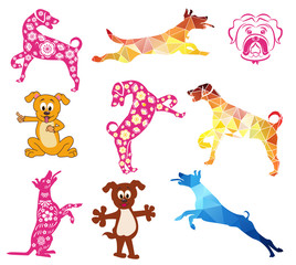 Happy  new year 2018 year of dog