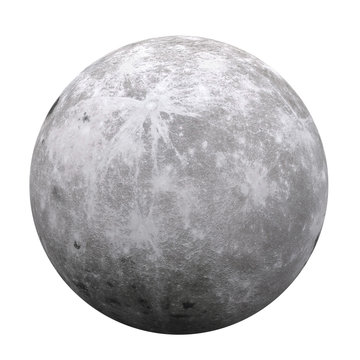 Full Moon Isolated  (Elements of this image furnished by NASA)