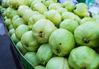 Guava fruits background