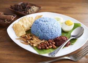 traditional Malaysian nasi lemak