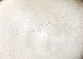 Craft Beer Wort Protein Break Foam into the Boil Kettle.