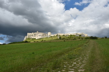 Fototapeta na wymiar Europe, Slovakia, castle Spissky hrad