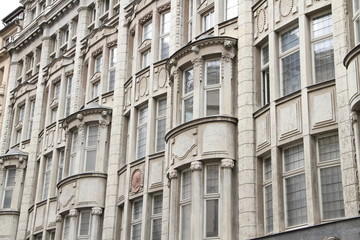 Fototapeta na wymiar Hausfassade mit Fenster