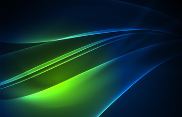 Vector polar lights concept background