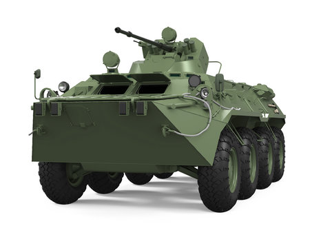 Armoured Personnel Carrier Isolated