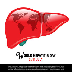 World Hepatitis Day background banner