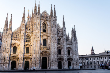 Fototapeta premium Duomo Milano, Milan's Cathedral, Italy