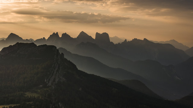Skyline dal Pelmo