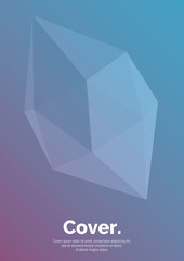 Geometrical shapes composition. Futuristic design posters. Abstract gradients background. Future Poster template. Vector Eps 10