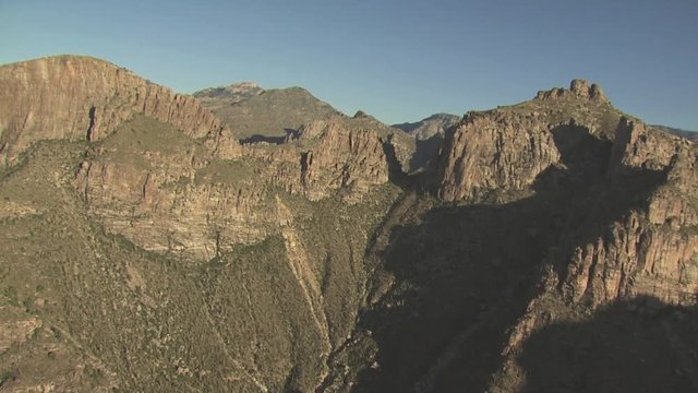Aerial View of Mountains And Blue Sky 2