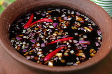 Filipino spicy Soy source