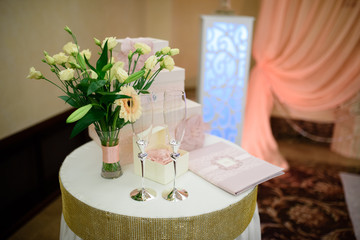 Wedding glasses.