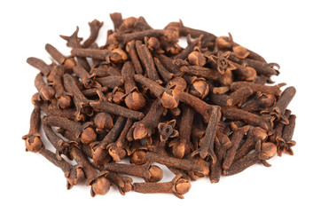 cloves on a white background